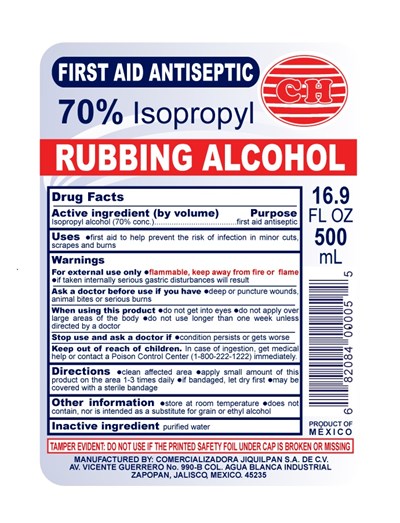 Principal Display (Isopropyl Alcohol Label)